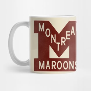 Defunct Montreal Maroons Hockey Team Mug